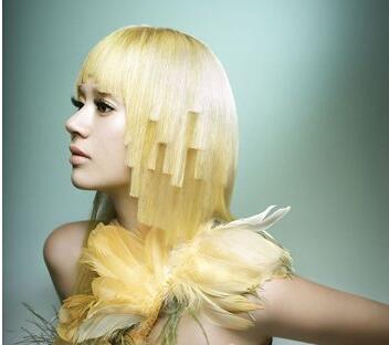 不对称沙宣头发型图片,不对称沙宣中长发型图片