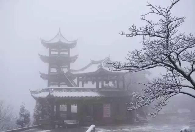 华蓥山风景区下雪了吗,华蓥山2022年2月1号下雪了吗
