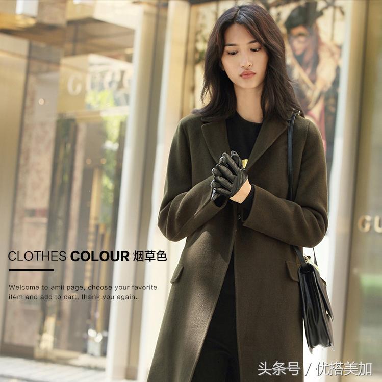 冬天下雪时尚羊绒大衣穿搭图片,谁说冬天不好穿搭的