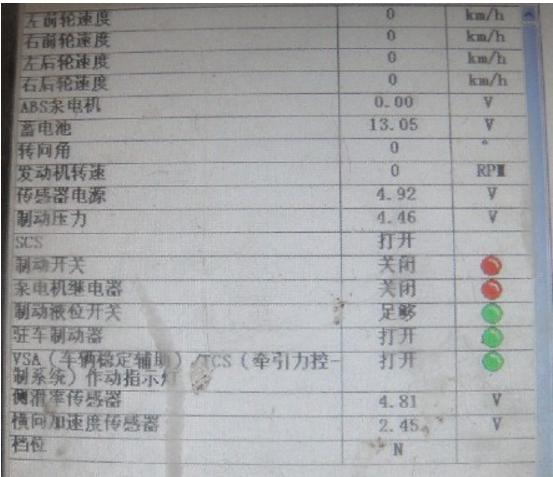 维修雅阁ABS图解,八代雅阁abs和vsa灯亮