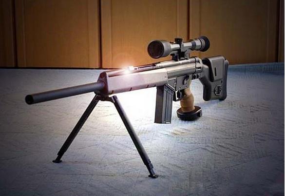 狙击步枪排名,德国sg3黑鹰