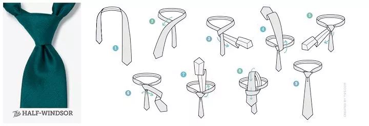 根据场合合理搭配,领带的选择和打法