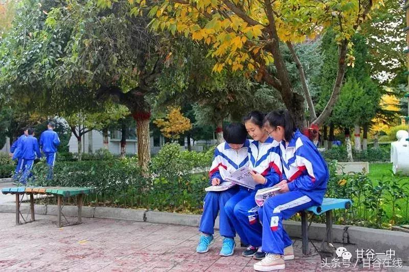甘谷一中校园,同学还记得当年的青春吗