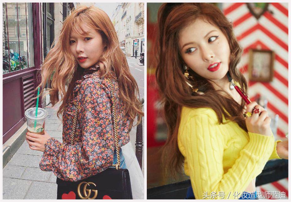 黄皮星人化妆,黄皮也能超显白发色