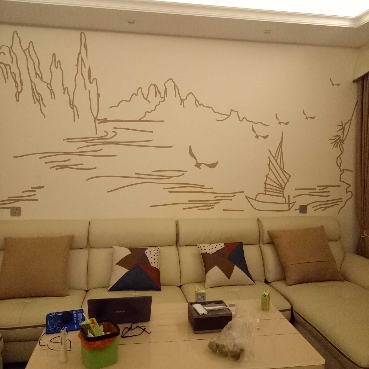 适合年轻人的背景墙设计图,简单大气年轻人背景墙效果图