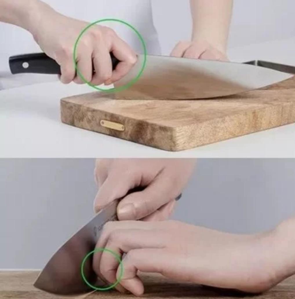 新手怎么握刀切菜切得又快又好,切菜握刀的正确方法左手如何配合