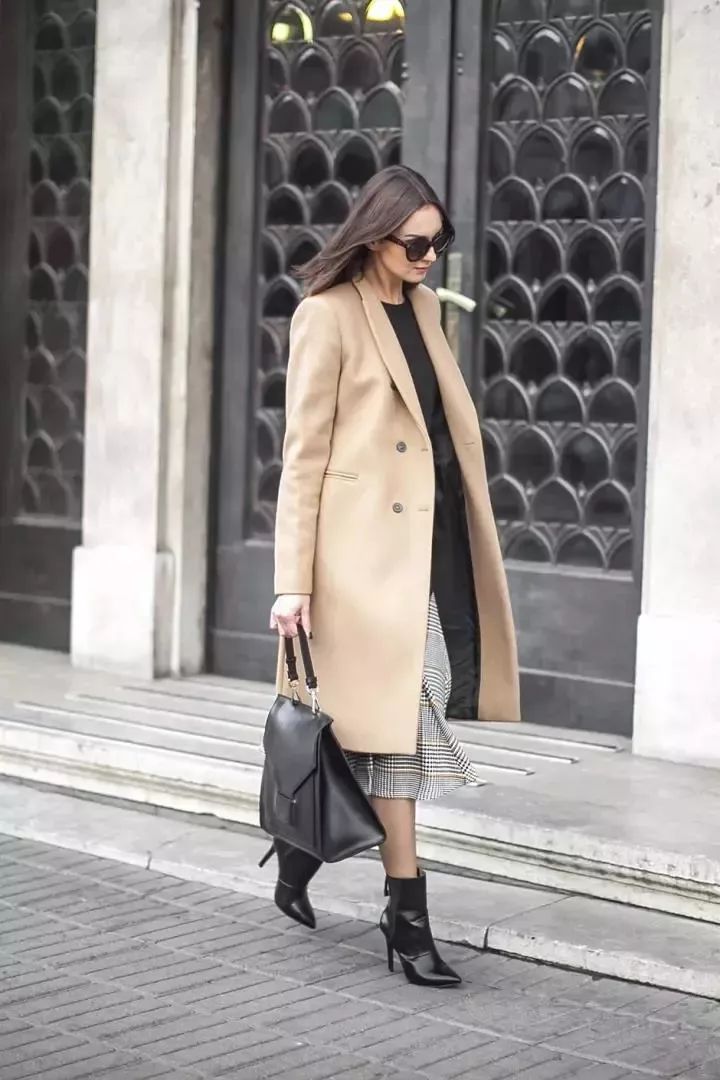 2018冬时尚大衣搭配,2019最时尚的穿搭大衣