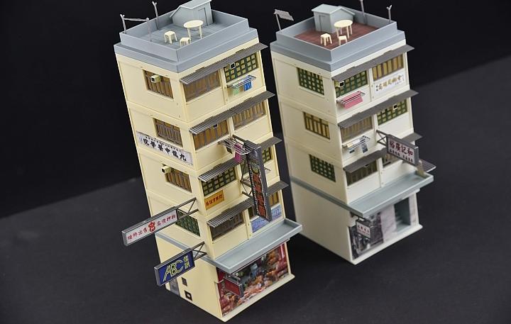 把香港带回家!TINY微影Bd7「香港传统公寓街景」模型开箱制作!