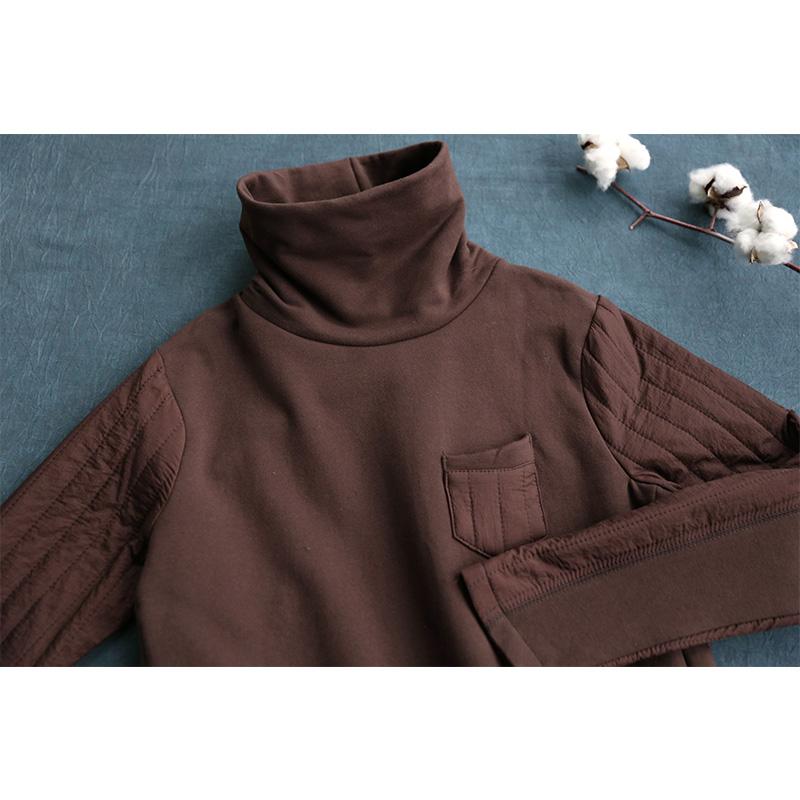 一眼就喜欢的打底衫，冬季打底黑色的款式还不容易过时