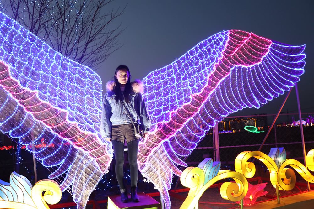 峡山灯会2021航拍,峡山灯会2021照片