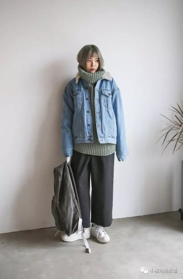 高领毛衣如何穿不难受,高领保暖毛衣宽松怎么搭配