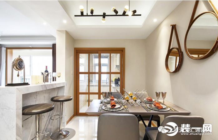 太原太化蓝月湾138平米现代港式风三居室装修案例