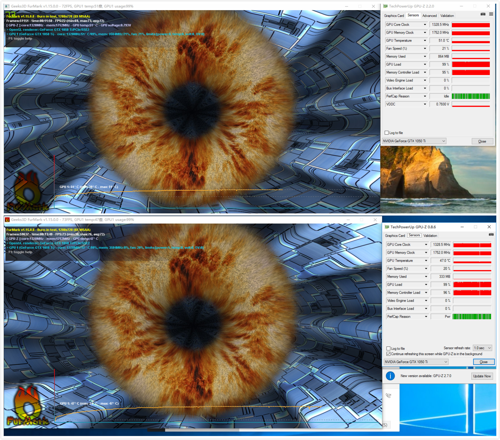 铭瑄gtx1050ti终结者评测,i38100加1060吃鸡评测