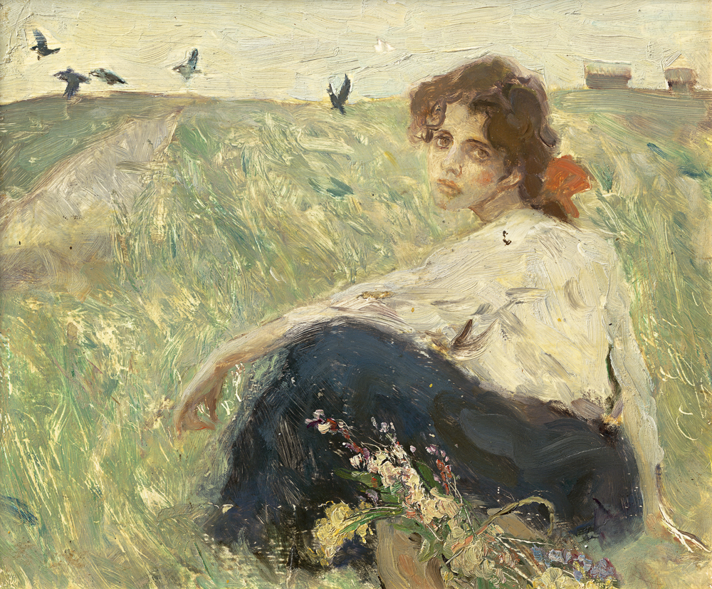 何多苓——连环画《带阁楼的房子》