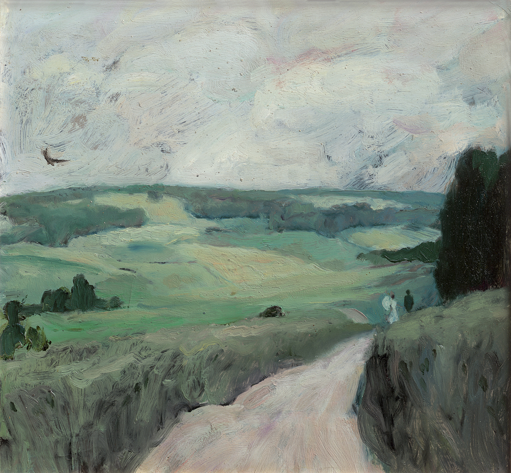 何多苓——连环画《带阁楼的房子》