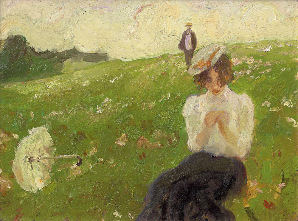 何多苓——连环画《带阁楼的房子》