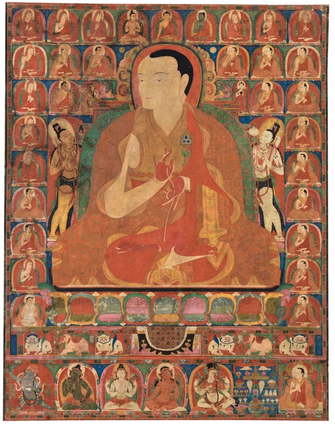 佛教艺术之旅系列唐卡篇,藏传佛教艺术唐卡赏析