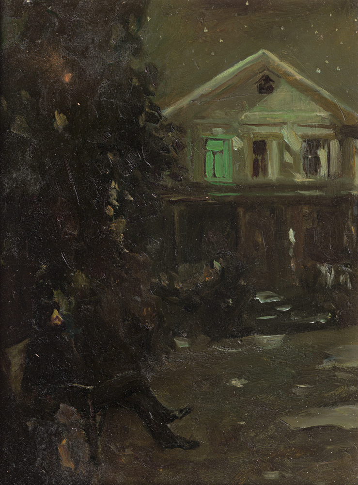 何多苓——连环画《带阁楼的房子》