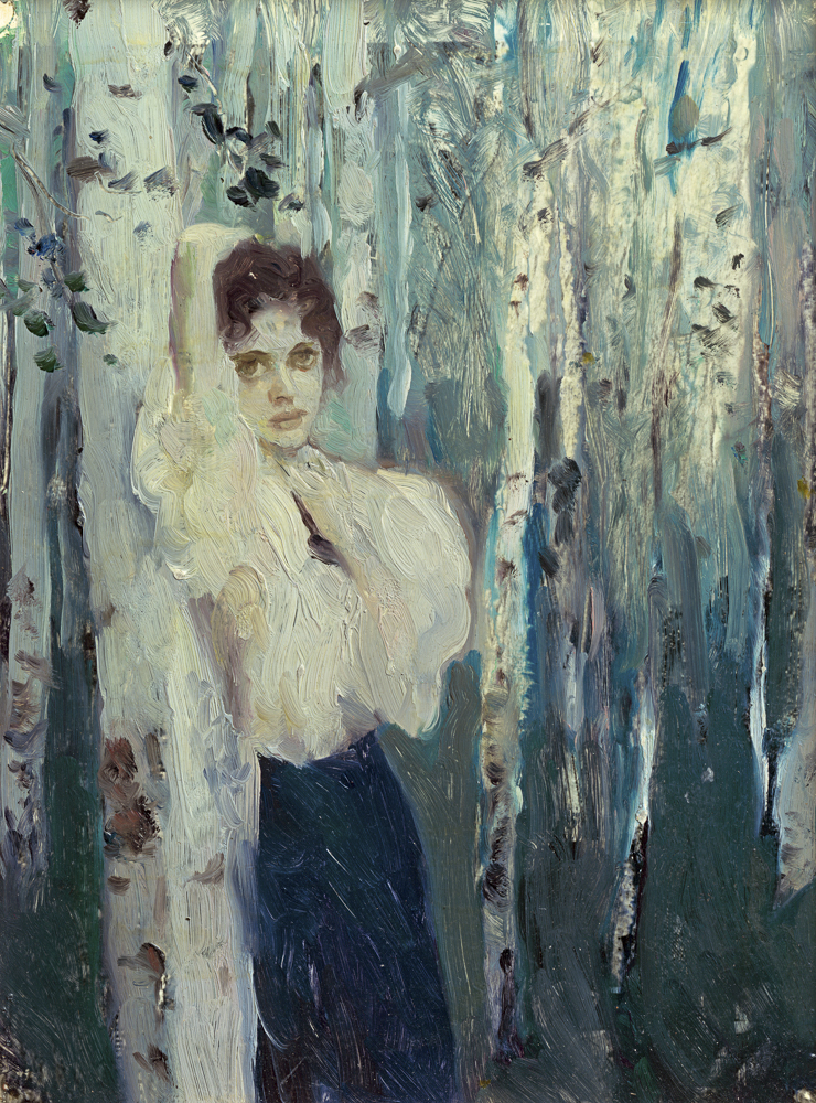 何多苓——连环画《带阁楼的房子》