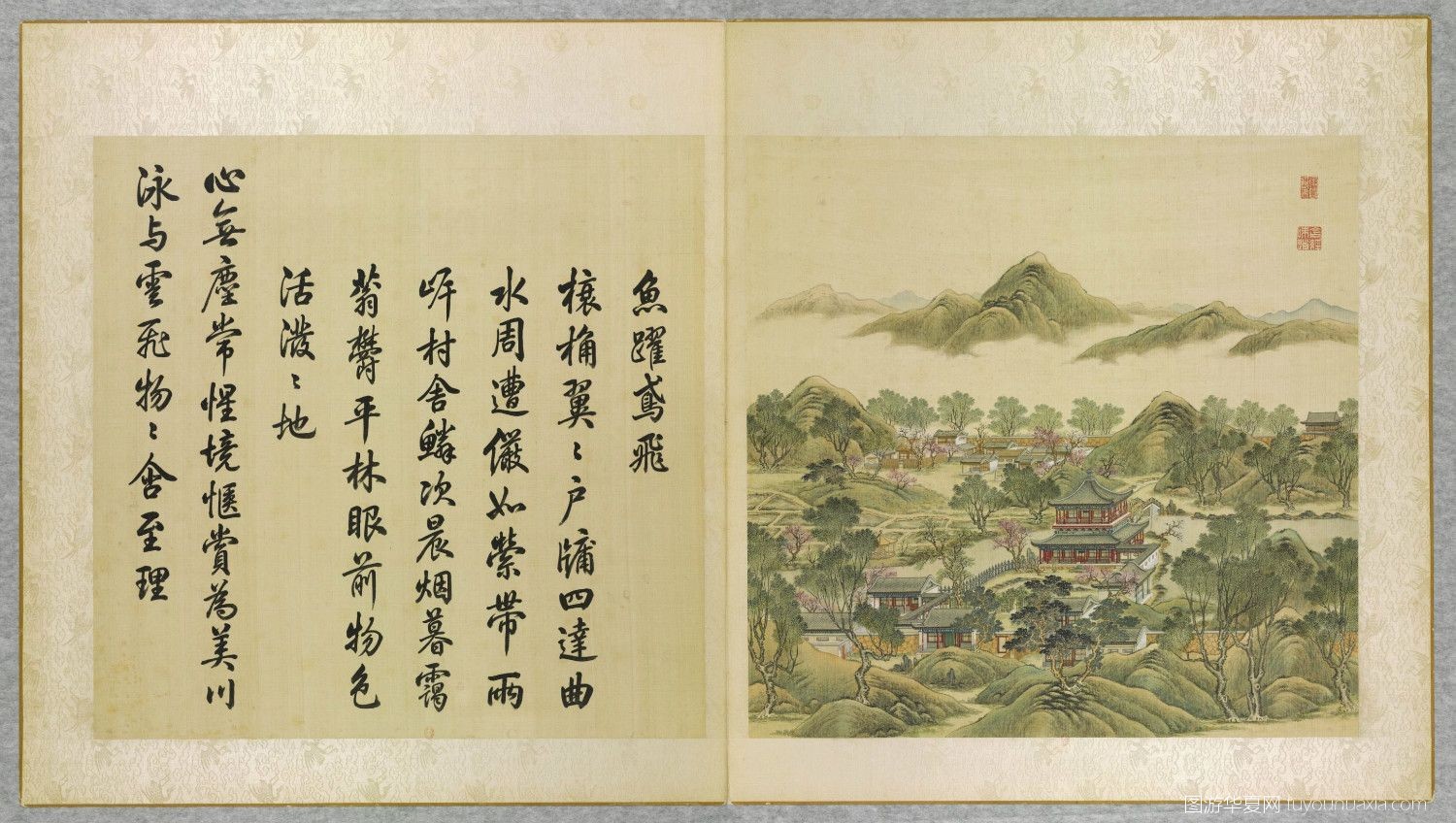 圆明园各个景点的复原图,图游华夏