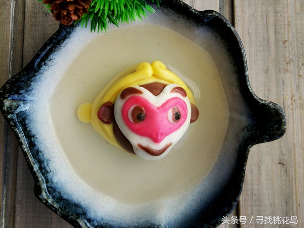 卡通汤圆芝麻馅的做法,卡通汤圆的过程详细教程