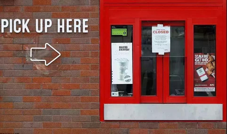 肯德基关门不归位,为什么英国的肯德基这么少