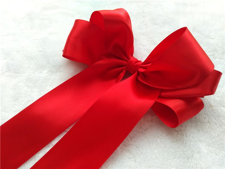 手作蝴蝶结做法,法式温柔气质缎面蝴蝶结飘带发夹