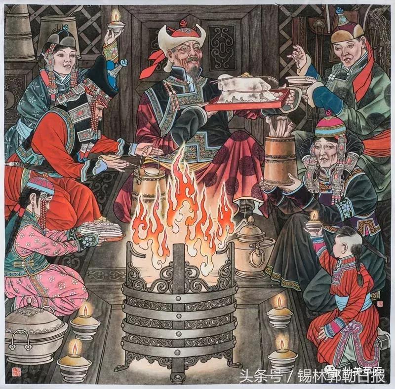 蒙古族的歌曲查干萨日,查干萨日蒙古族