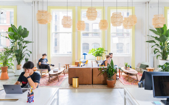 春暖花开时尚新宠潮流彩袜Bombas纽约办公设计欣赏