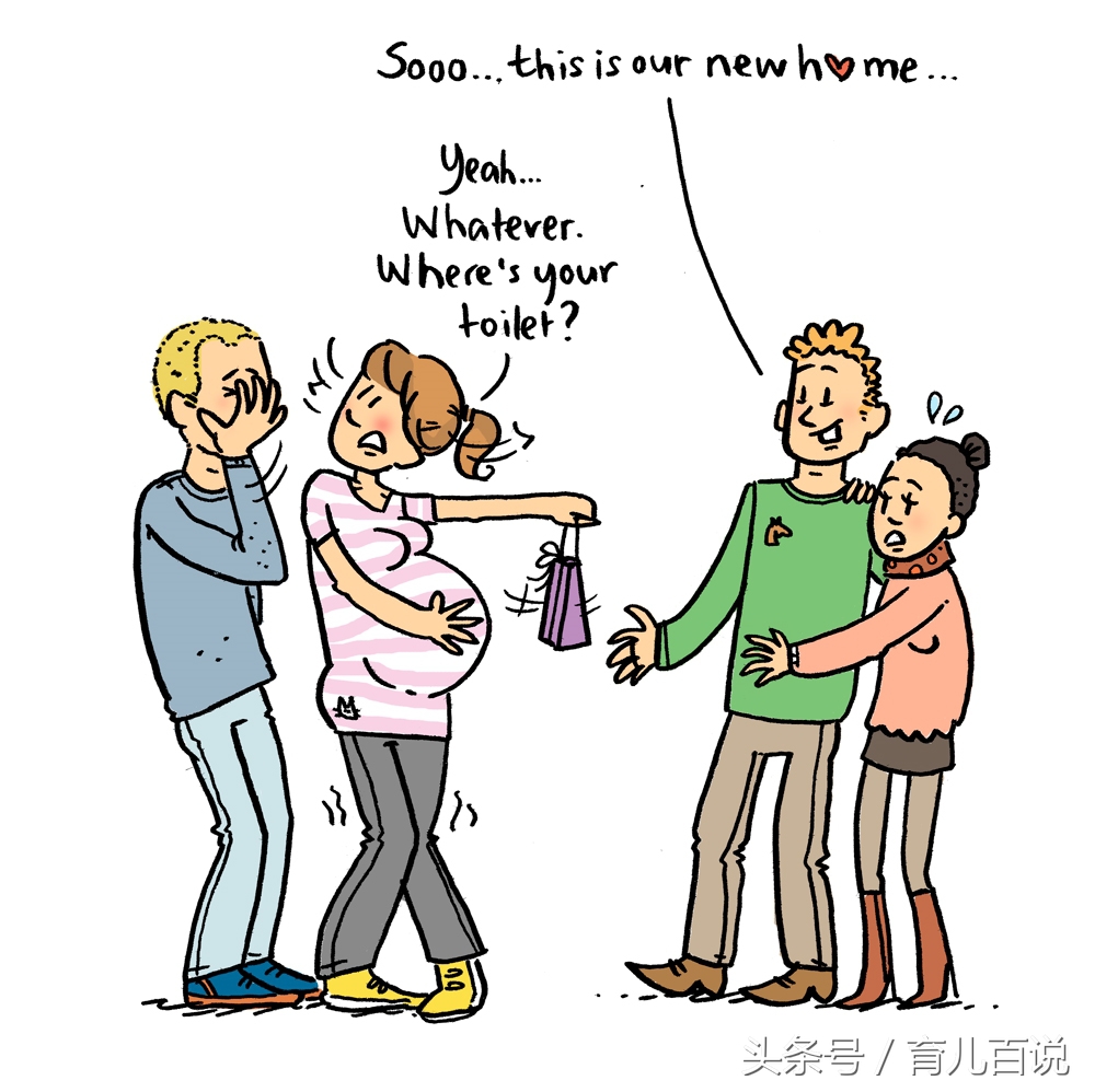 几张漫画告诉你怀孕有多难受,有趣漫画孕妇图片大全