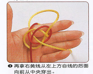 五号玉线编项链绳结,玉石项链滑动绳结教程