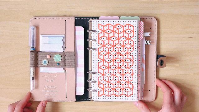 手帐本新手入门,手帐本里的方格