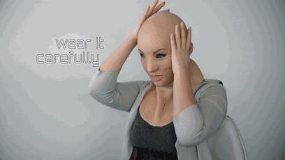 人脸面具易容术教程,易容术用硅胶面具男变女怎么做