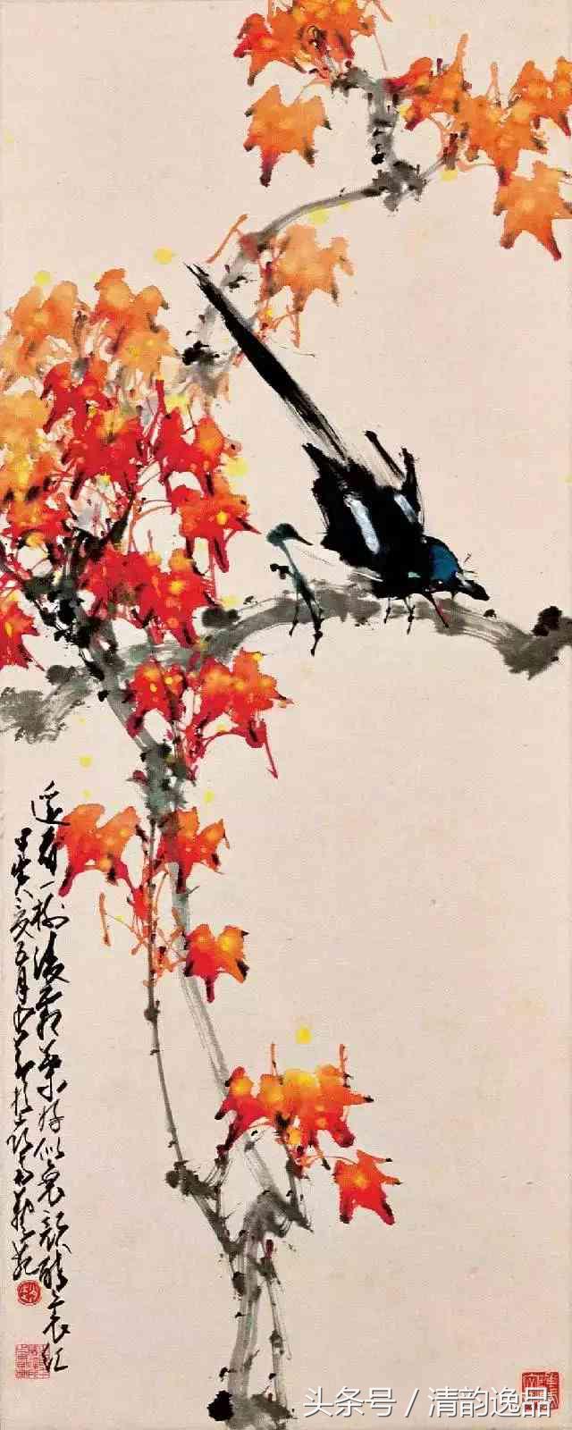 赵少昂岭南画派国画花鸟,岭南画派十大名家名单赵少昂