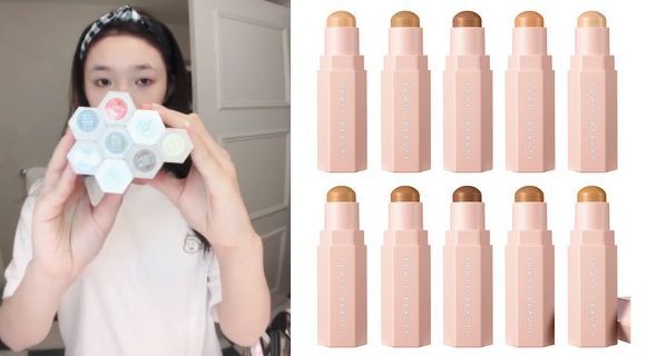 林允平价美妆品,林允直播化妆小红书