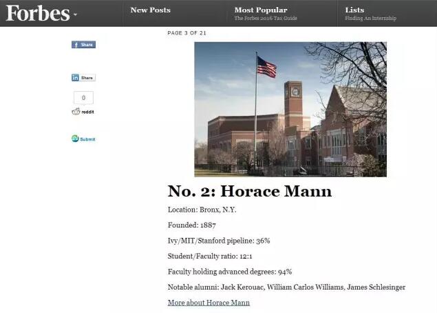 喜报焦点学员被HoraceMannSchool录取!