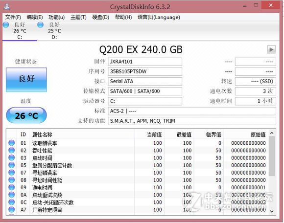 东芝q200ex固态硬盘寿命,东芝q200g固态硬盘