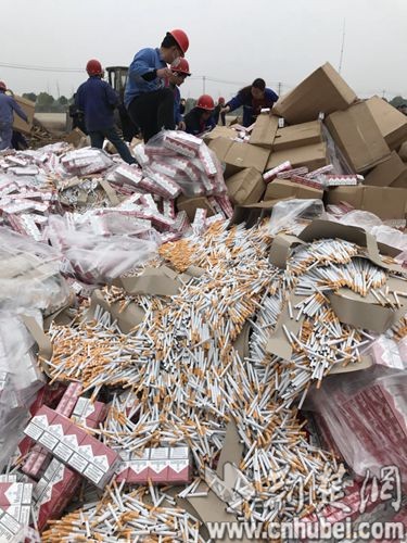 现场销毁假冒伪劣烟,集中销毁假冒伪劣卷烟