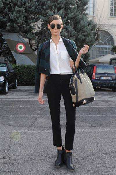 好看显瘦的加绒白铅笔裤,时尚百搭显瘦铅笔裤