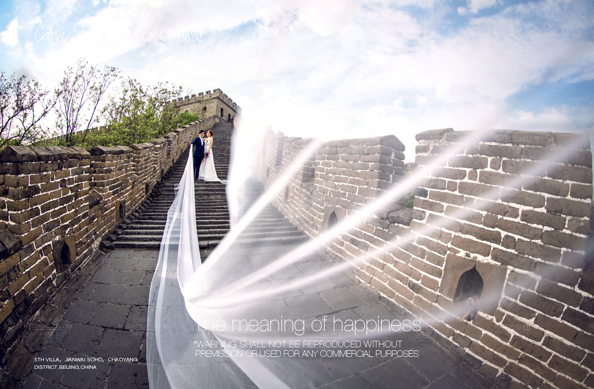 2016年旅行者之选—全球最佳地标性景点:CD视觉长城婚纱照