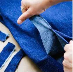 用旧牛仔裤做好看的挂墙收纳袋,旧牛仔裤改造车载收纳袋