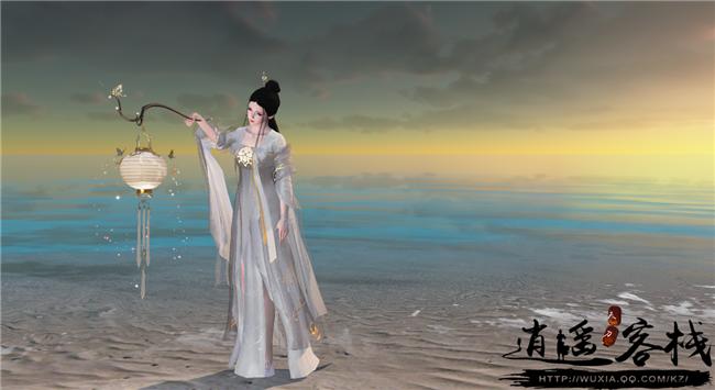 今夕何夕满梦流萤映夜幕