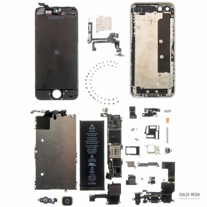 拆iphone5c教程,苹果5c换后壳