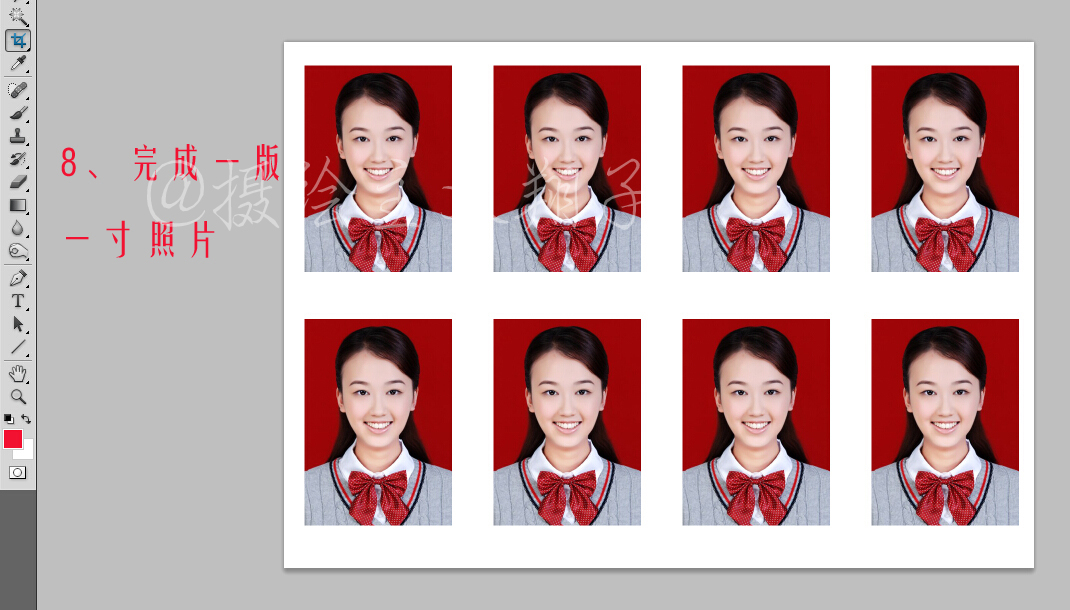 如何用ps打印一寸证件照,使用ps打印一寸照时咋弄多张