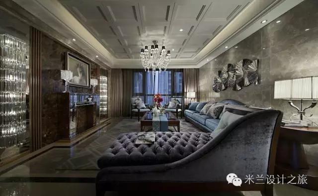 美式风格装修样板房效果图,美式装修风格样板房案例