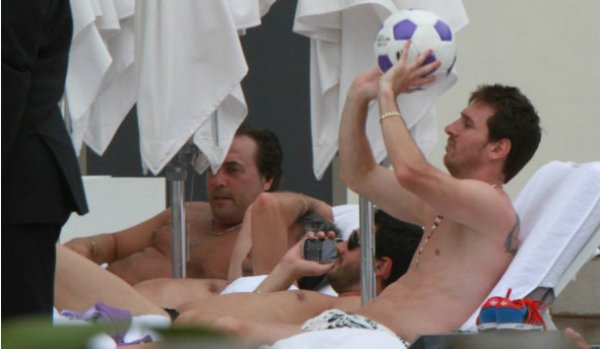 球星同款纹身,梅西经典庆祝动作纹身