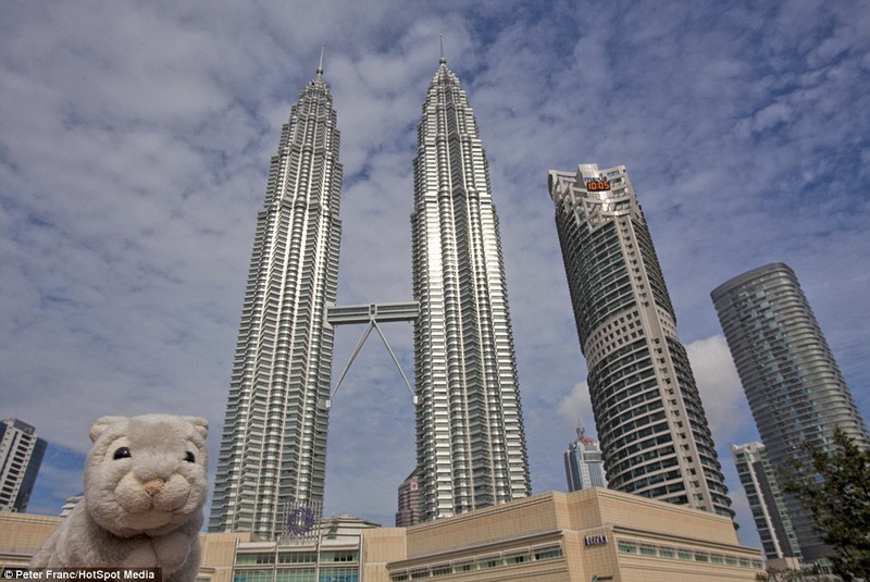 男子携带玩偶兔旅行20多国你想携带什么？