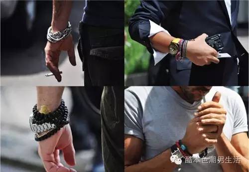 男士手链绳子编法大全,潮流男士手链lv