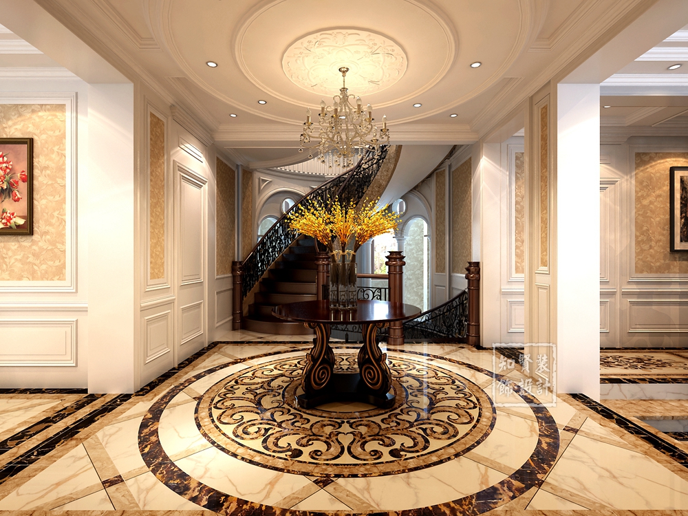 230平米餐厅吊灯壁纸,欧式壁纸灯盘效果图