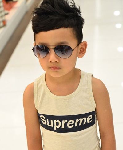 男童发型帅气7-10岁小狼头,男童帅气发型6-12岁短发